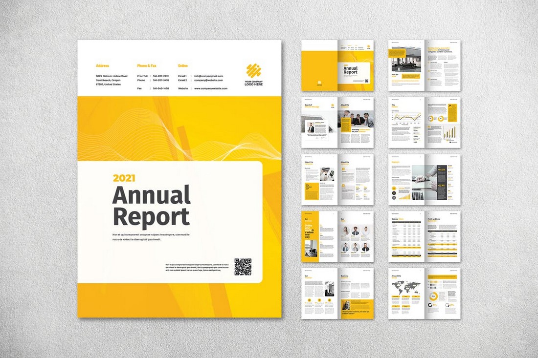 50 Annual Report Templates Word And Indesign 2022 Tampa Web Design