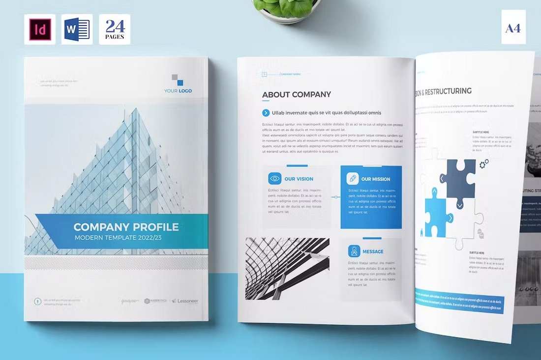 90 Best Company Profile Templates Word PowerPoint 2024 Free Company 