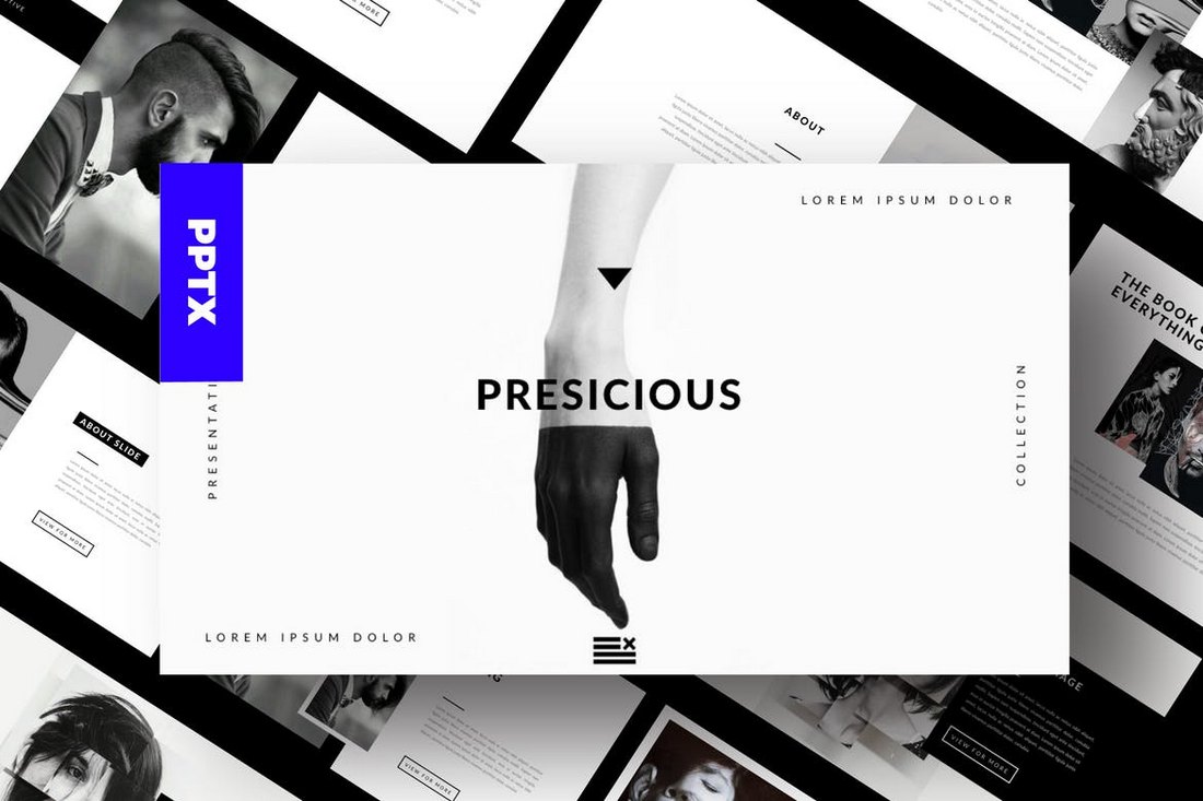 Agency-Portofolio-Cool-Powerpoint-Template 20+ Best Cool PowerPoint Templates design tips 