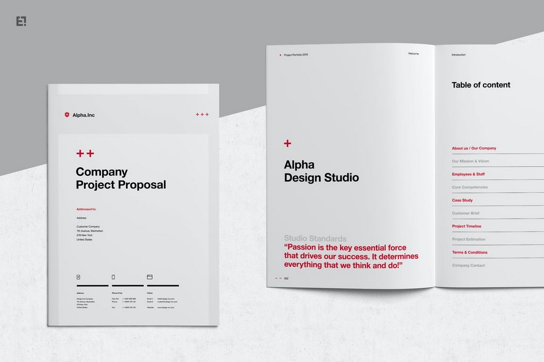 Agency Proposal & Portfolio Word Template