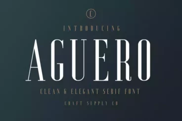 Aguero Serif Clean & Elegant Font