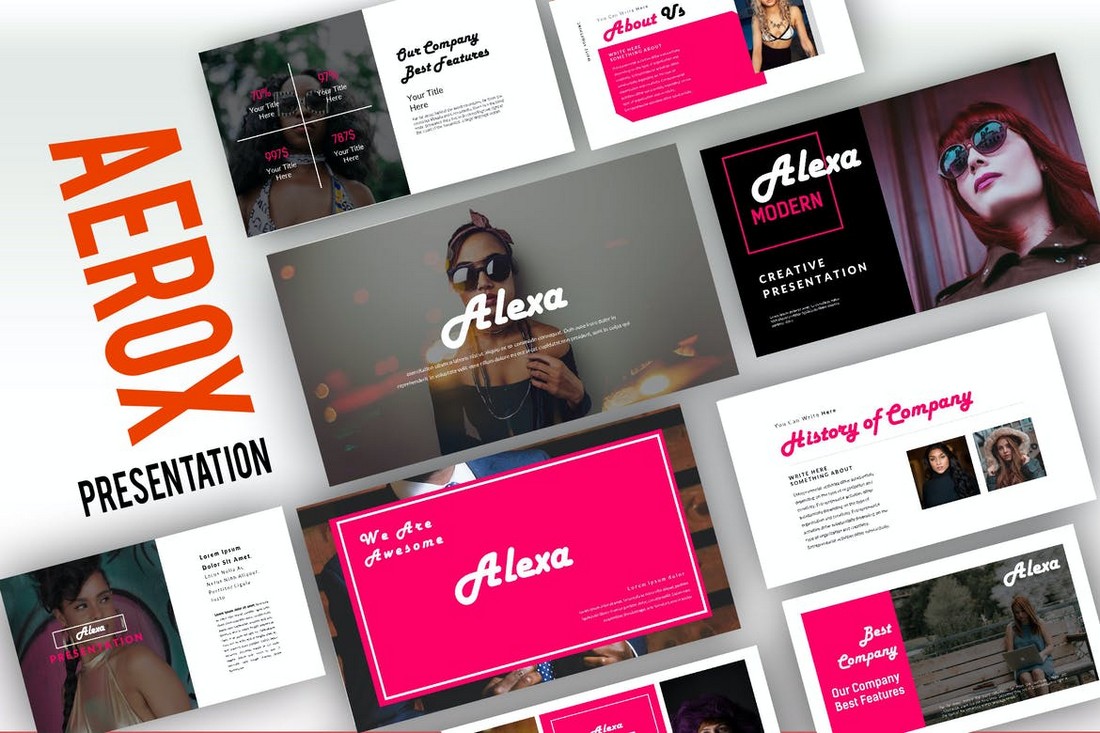 Alexa - Clean & Creative Powerpoint Template