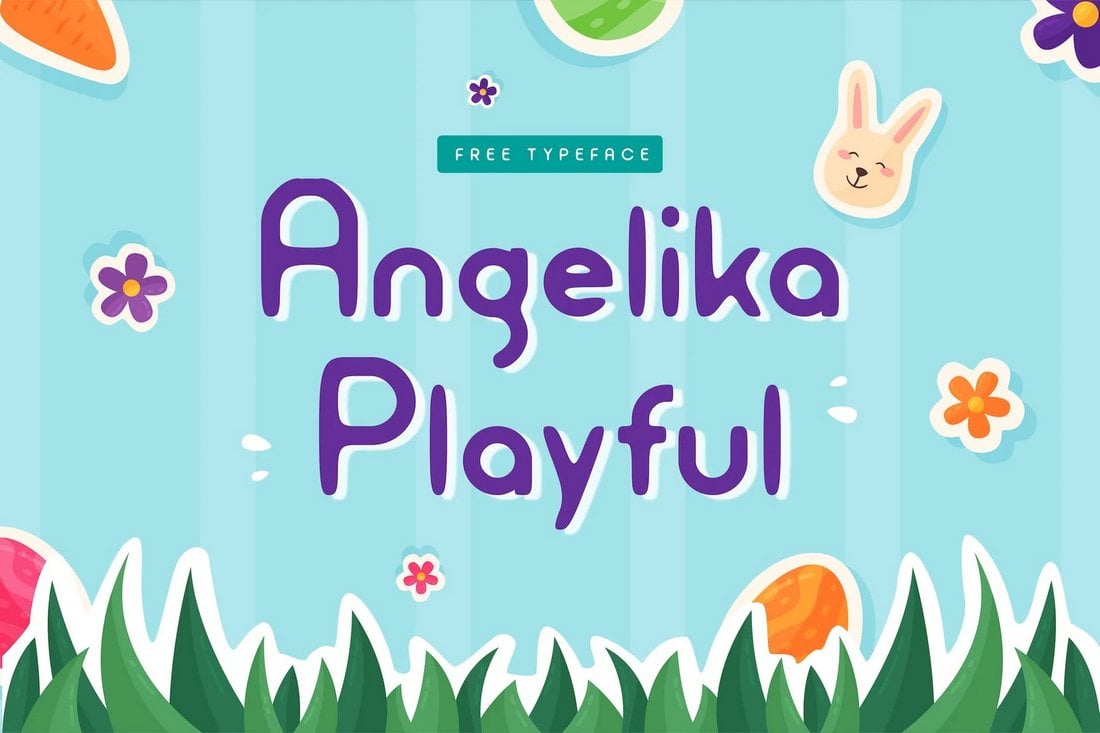 Angelika Playful - Free Kids Font