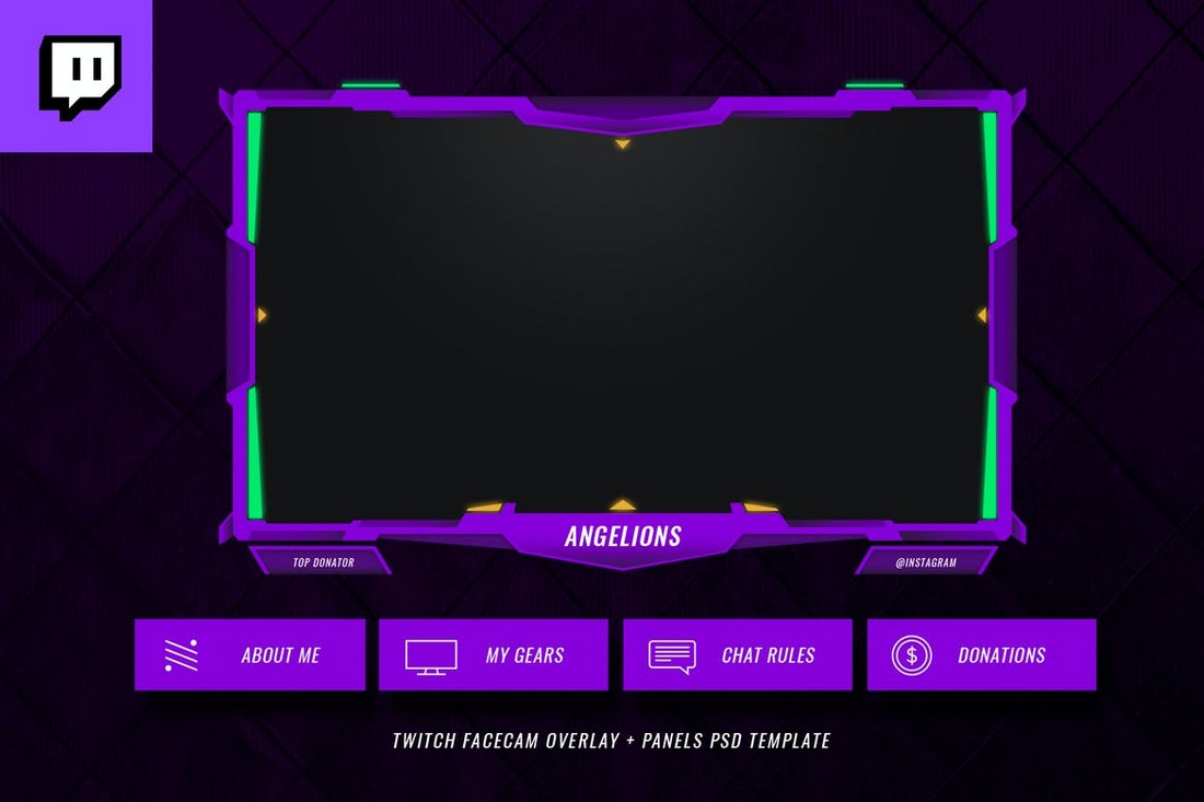 15 Best Twitch Stream Overlay Templates In 2020 Free And Premium