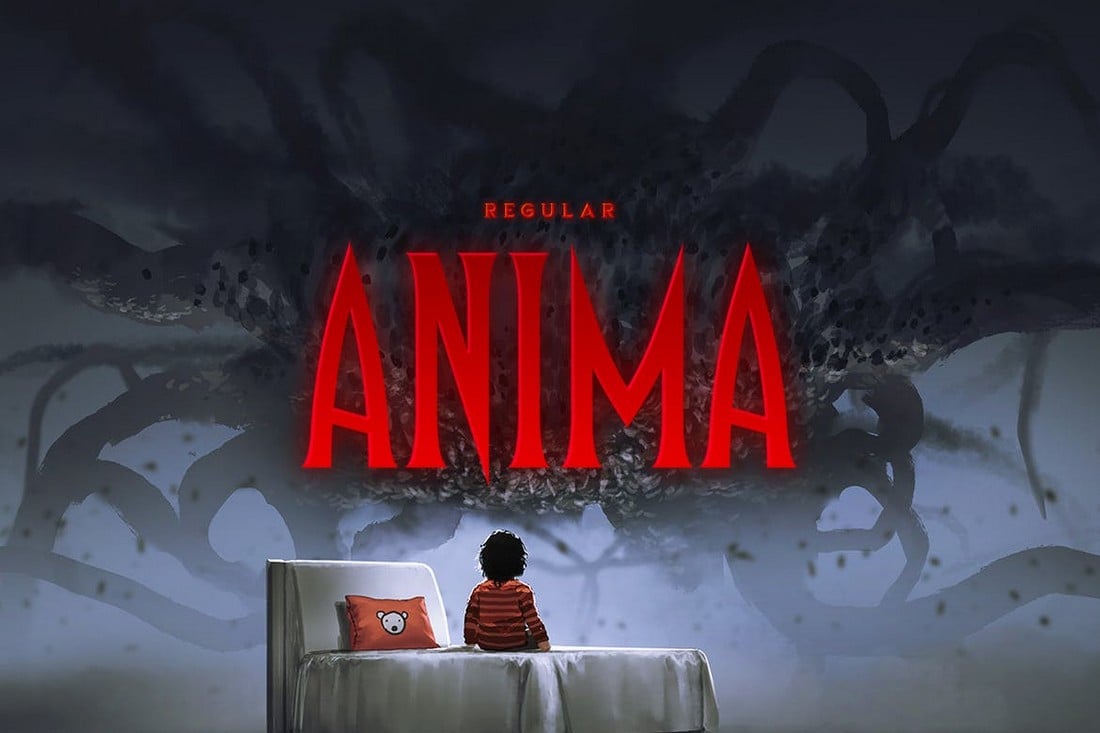 Anima - Thriller Movie Font