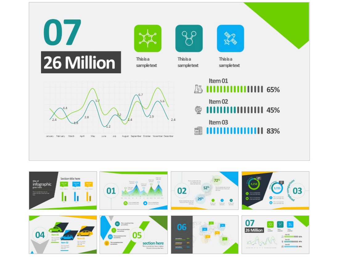 Animated-Business-Infographics-PowerPoint-Template 30+ Animated PowerPoint Templates (Free + Premium) design tips 