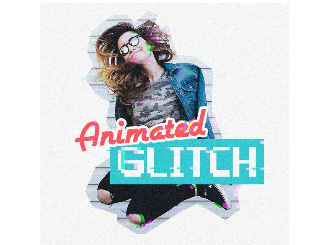 Animated Glitch Photoshop Action