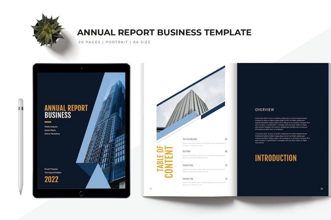 Annual Report Digital Brochure Template