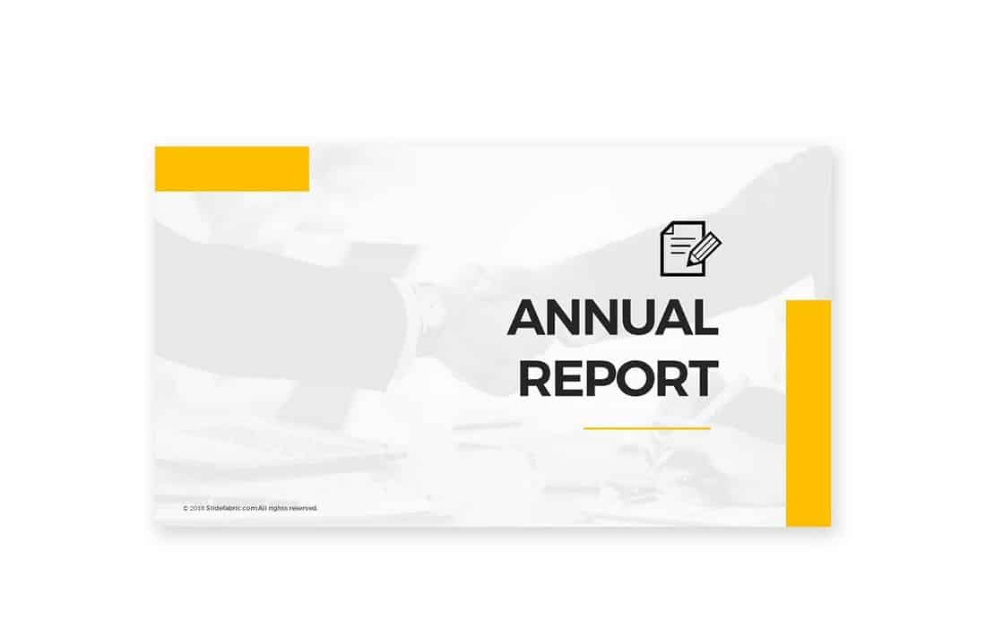 Annual-Report-Free-PowerPoint-Template 50+ Best Free PowerPoint Templates 2020 design tips 