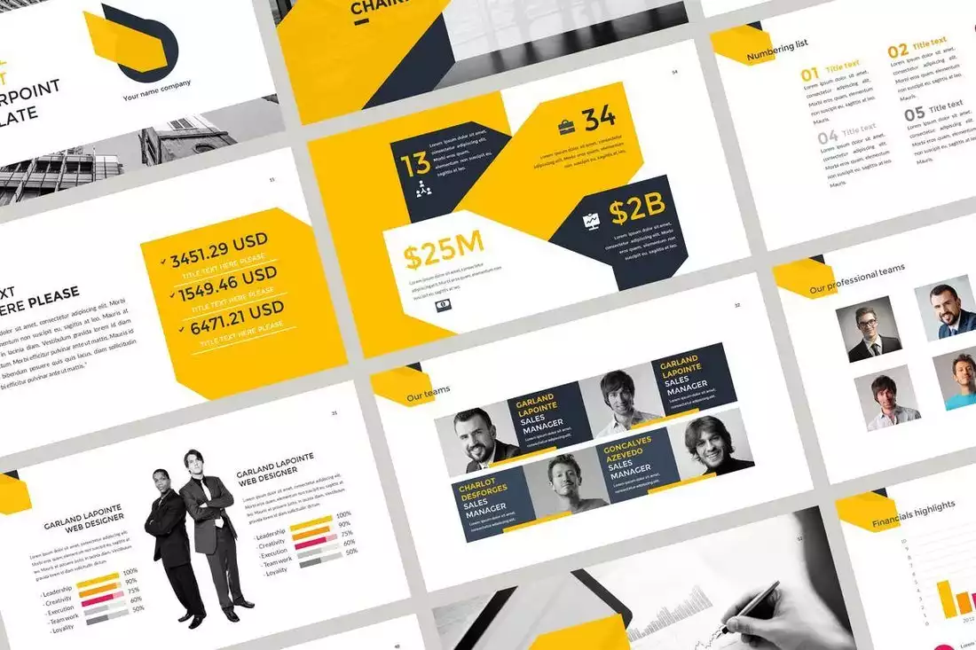 Annual Report Presentation Template | Design Shack
