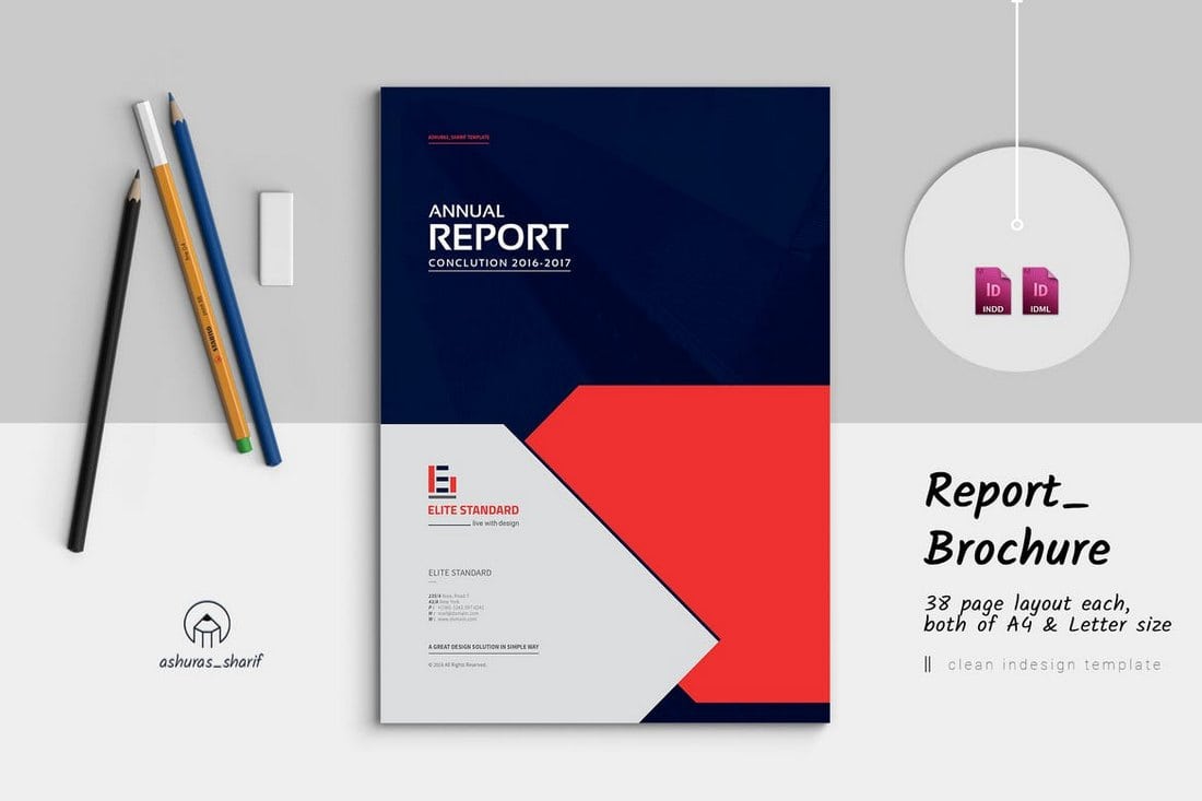 24+ Annual Report Templates (Word & InDesign) 24  Design Shack With Technical Report Cover Page Template