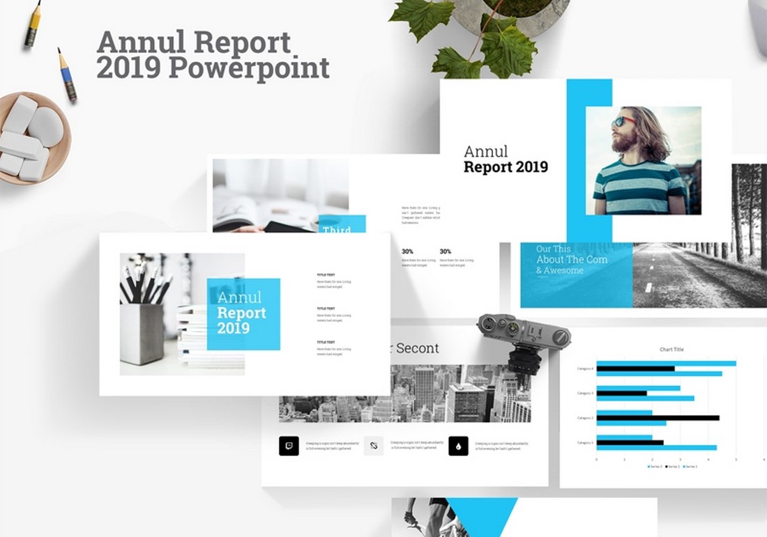 Annul-Report-Free-Business-PowerPoint-Template 50+ Best Free PowerPoint Templates 2020 design tips 