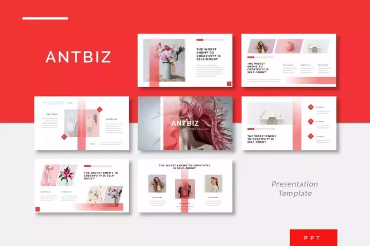 View Information about Antbiz Creative PowerPoint Presentation Template