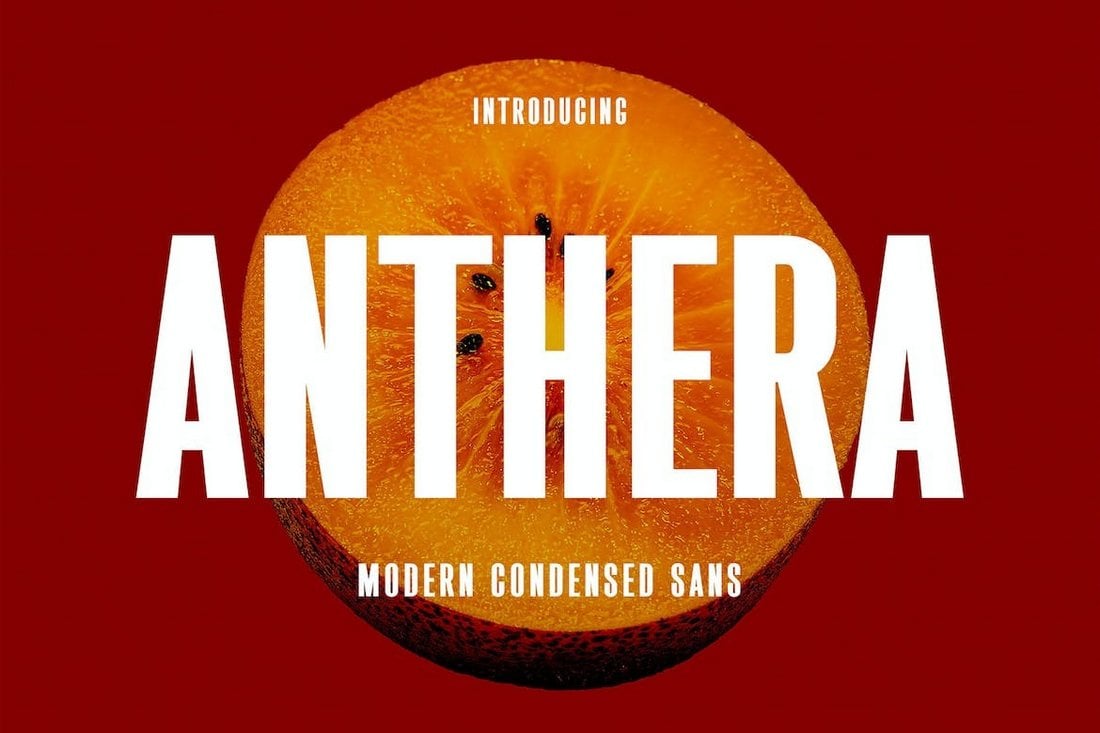 Anthera - Condensed Sans Serif Font