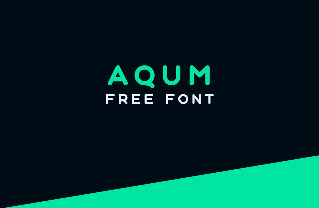 Aqum - Creative Free Title Font