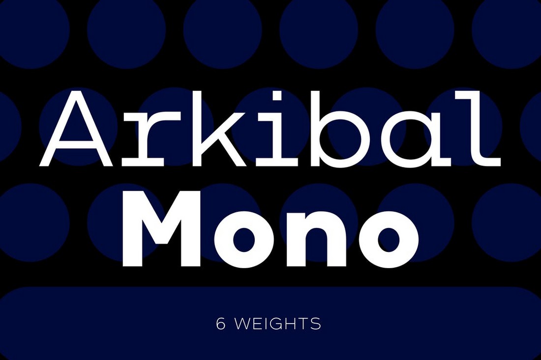 Arkibal-Mono 10+ Professional Monospaced Fonts for Designers design tips 