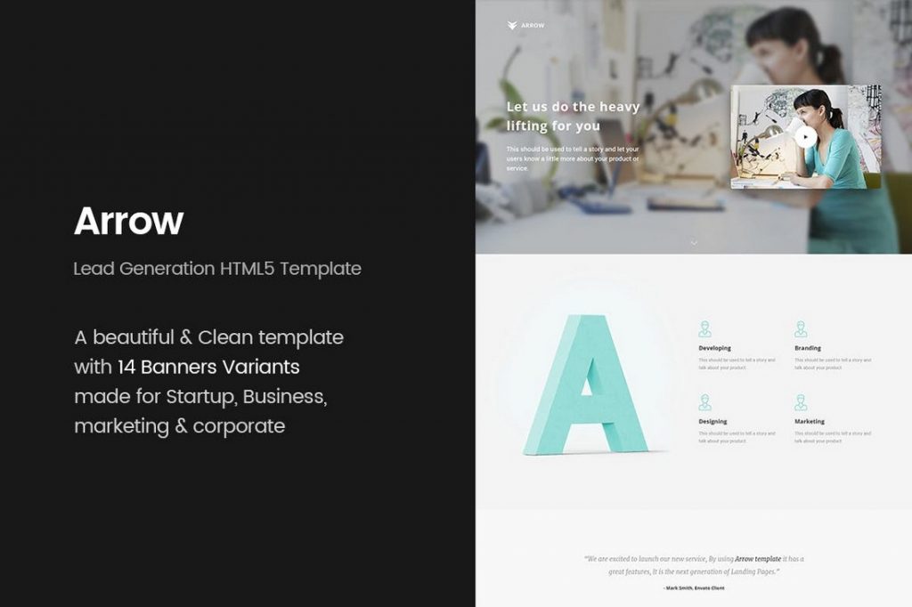 45+ Clean & Minimal Landing Page Templates (Free & Pro) | Design Shack