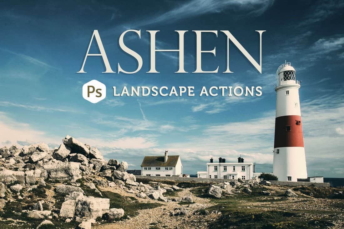 Ashen Landscape اکشن های فتوشاپ