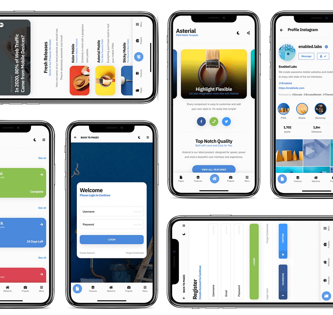 10+ Best Progressive Web App (PWA) Templates 2023 Design Shack