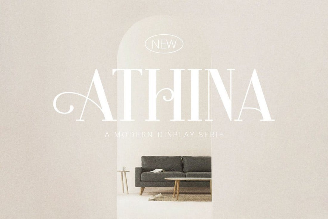 Athina-Modern-Feminine-Serif-Font 25+ Stylish Chic & Feminine Fonts for 2022 design tips