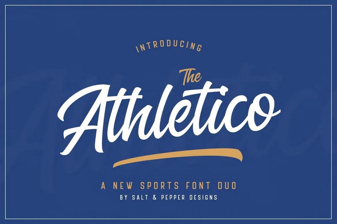 Athletico - Baseball Cursive Font