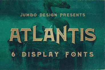 Atlantis Vintage Style Comic Font