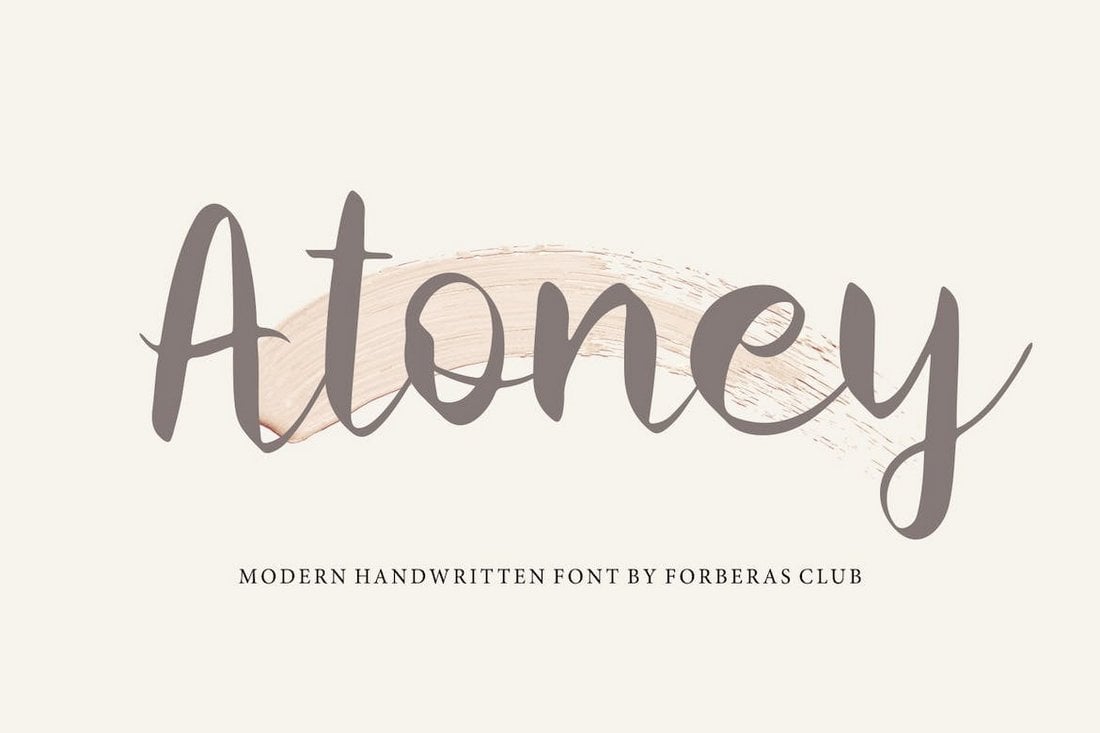 Atoney - Beautiful Font for Wedding Invitations