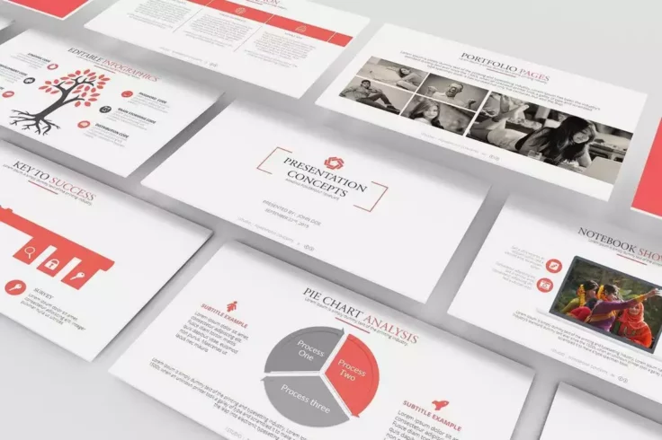 View Information about Axis Powerpoint Template