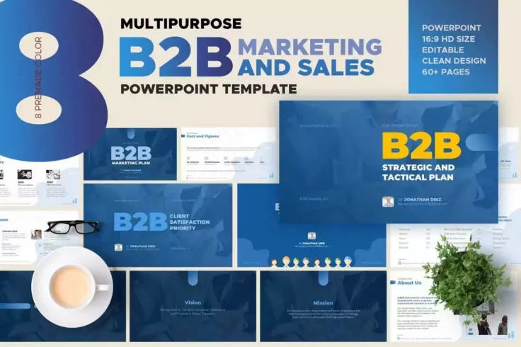 View Information about B2B Marketing and Sales PowerPoint Template