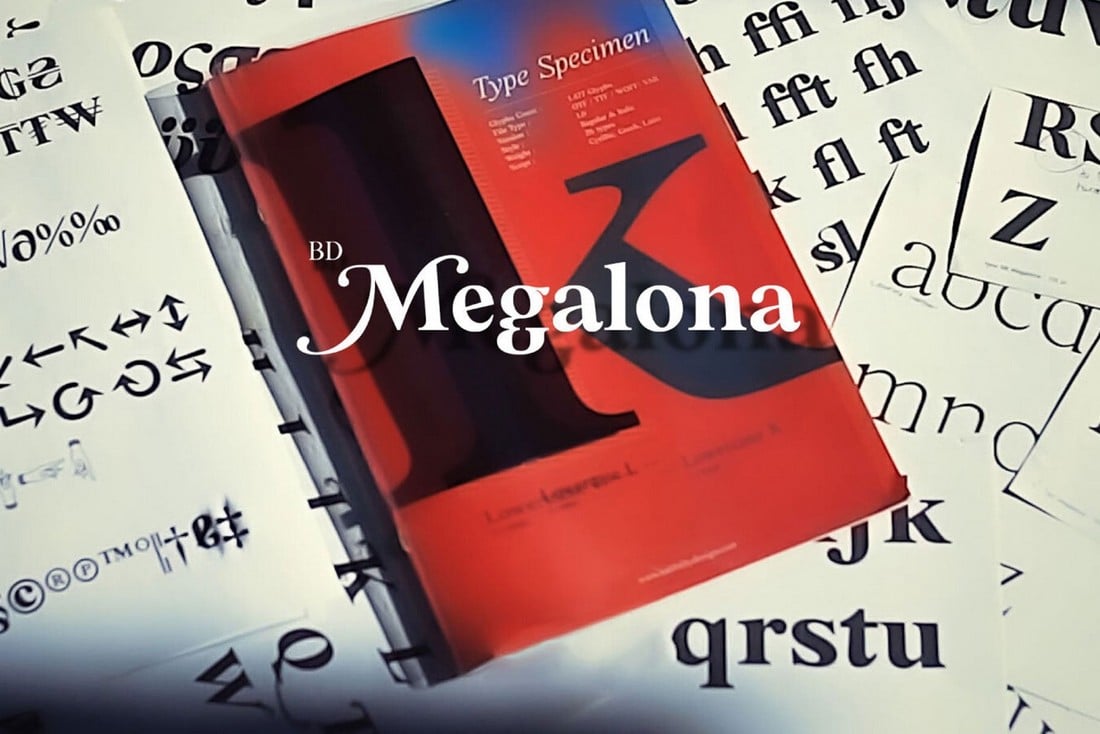 BD Megalona - Free Greek Alphabet Font