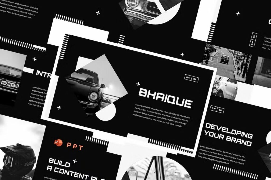 25+ Best Black & White PowerPoint Presentations  Design Hawks