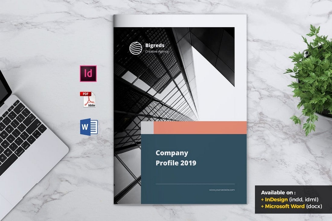 BIGREDS - Professional Company Profile Word Template