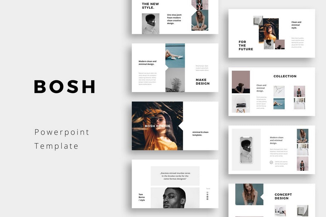 BOSH-Minimal-PowerPoint-Template 20+ Simple PowerPoint Templates (With Clutter-Free Design) design tips 