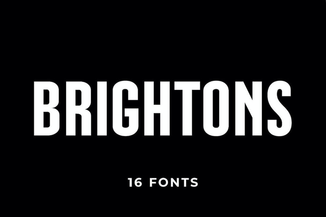 BRIGHTONS - Bold Title Font for PowerPoint