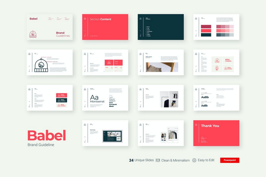 Babel-Minimal-Animated-Powerpoint-Template 30+ Animated PowerPoint Templates (Free + Premium) design tips 