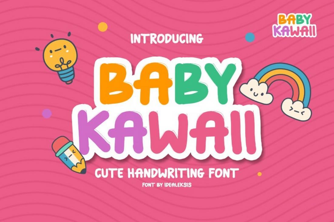 BabyKawaii - Free Kawaii Font