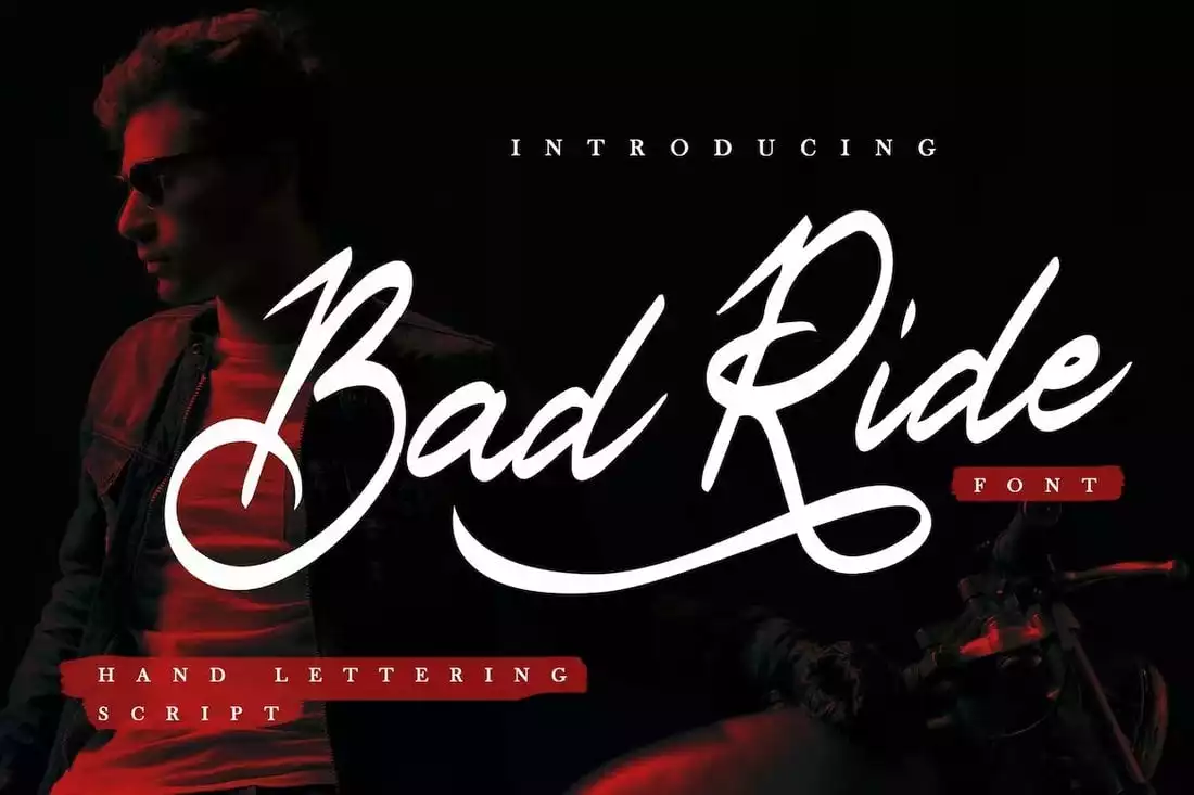 Bad Ride – Script Font | Design Shack