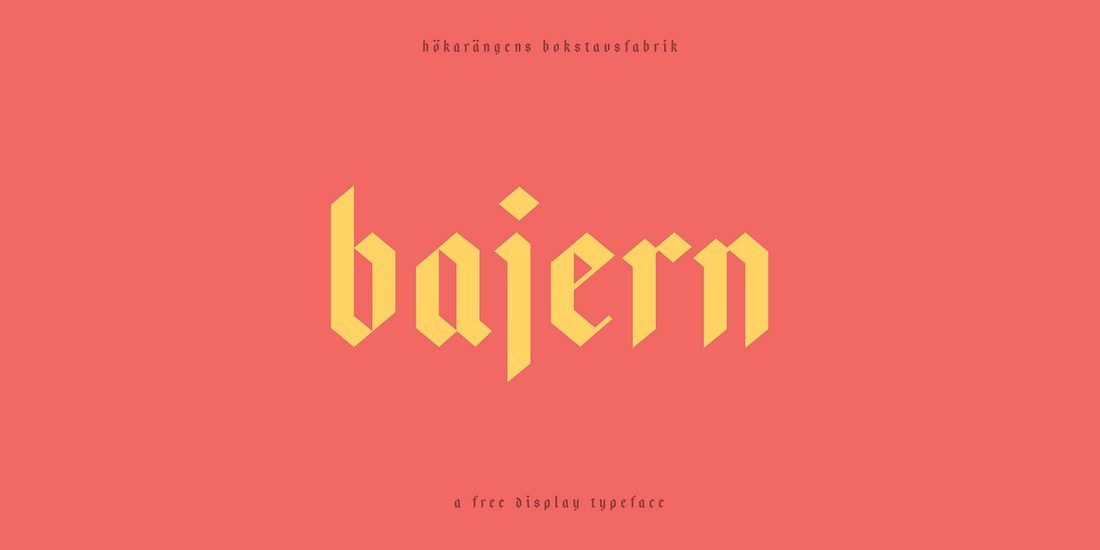 Bajern-Free-Blackletter-Typeface 35+ Best Blackletter Fonts design tips 