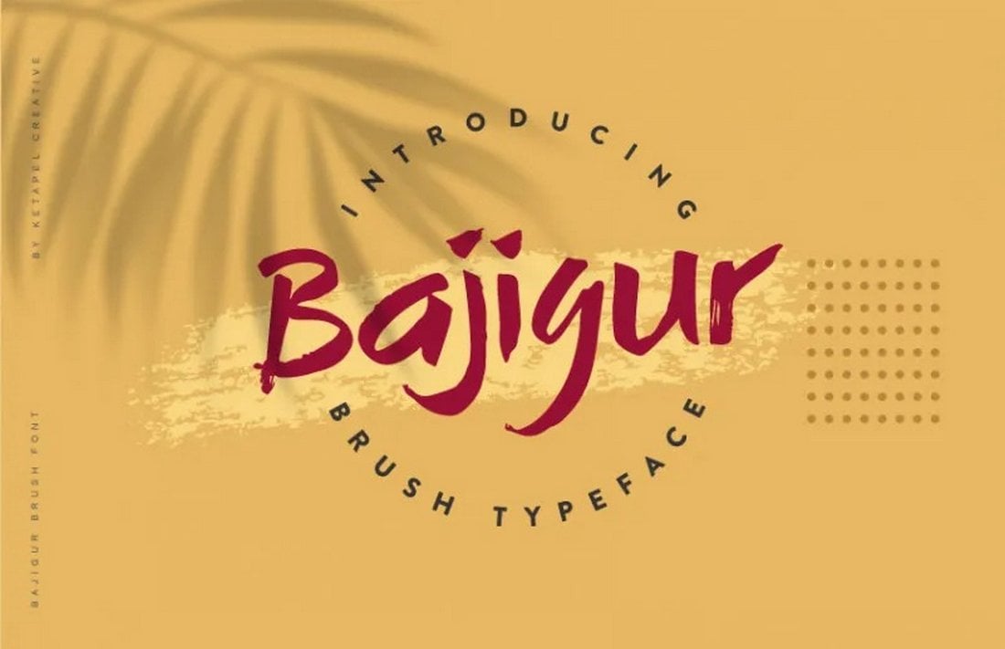 Bajigur - Font Lucu Gratis