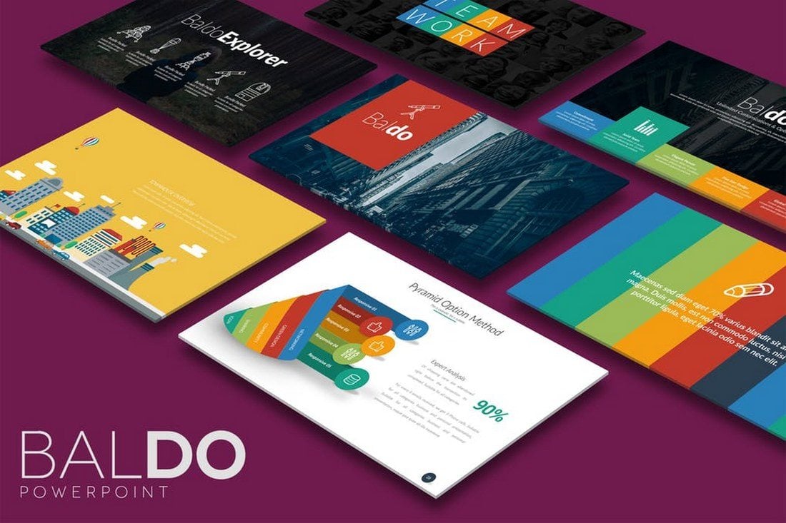Baldo-Powerpoint-Template 60+ Beautiful, Premium PowerPoint Presentation Templates design tips Inspiration|microsoft|powerpoint|presentation|template 