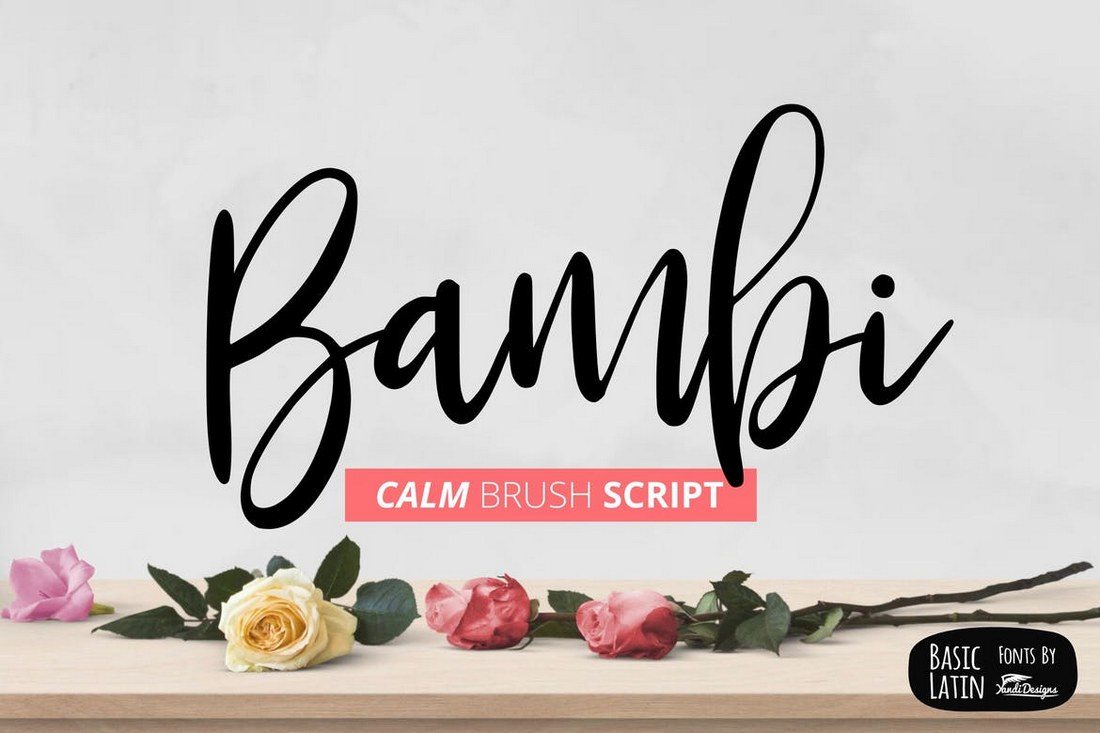 Bambi-Fonts 30+ Best Hand Lettering Fonts design tips 