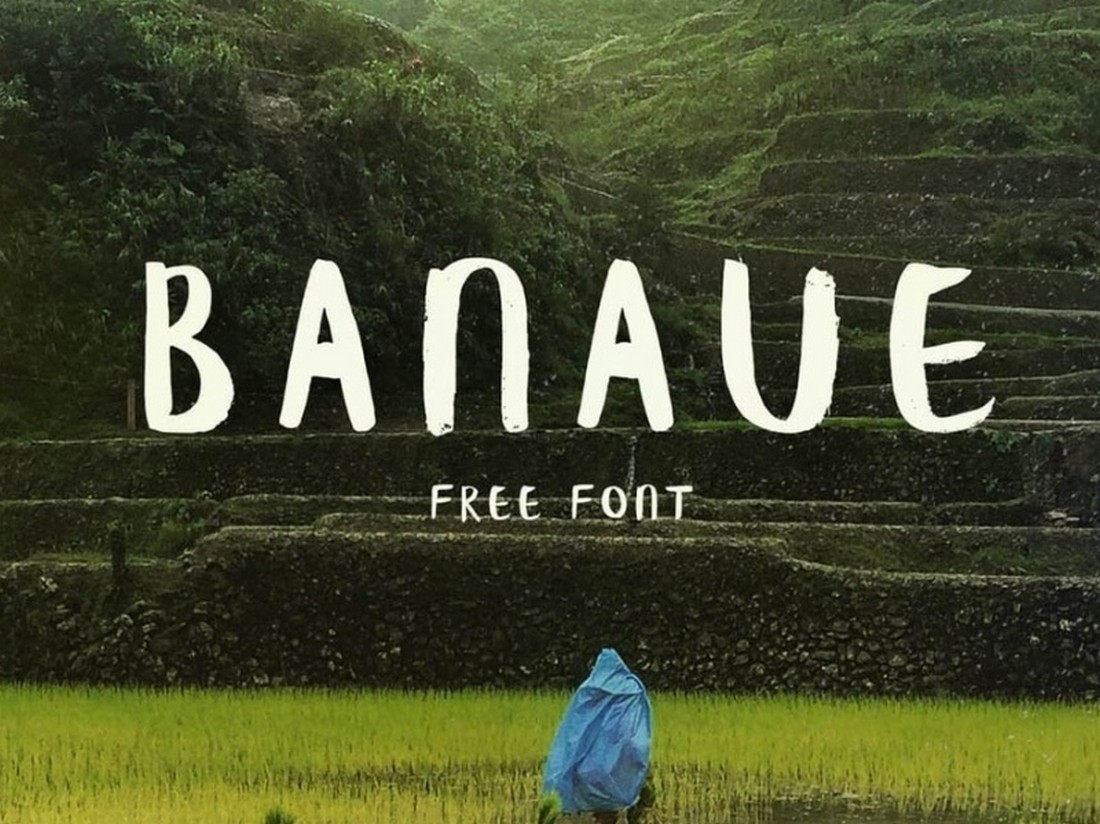 Banaue - Free Handwritten Brush Font