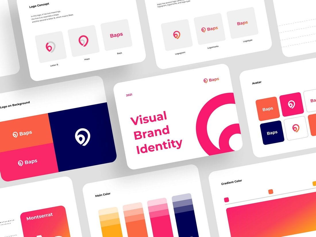 Baps-Free-Visual-Brand-Identity-Guidelines 20+ Best Brand & Corporate Identity Package Templates design tips  