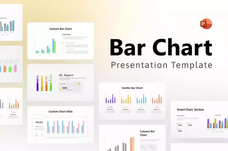 View Information about Bar Charts & Infographic PowerPoint Template