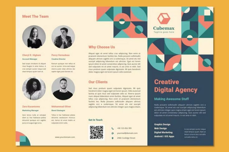 15+ Tips & Ideas for Tri-Fold Brochure Design | Design Shack