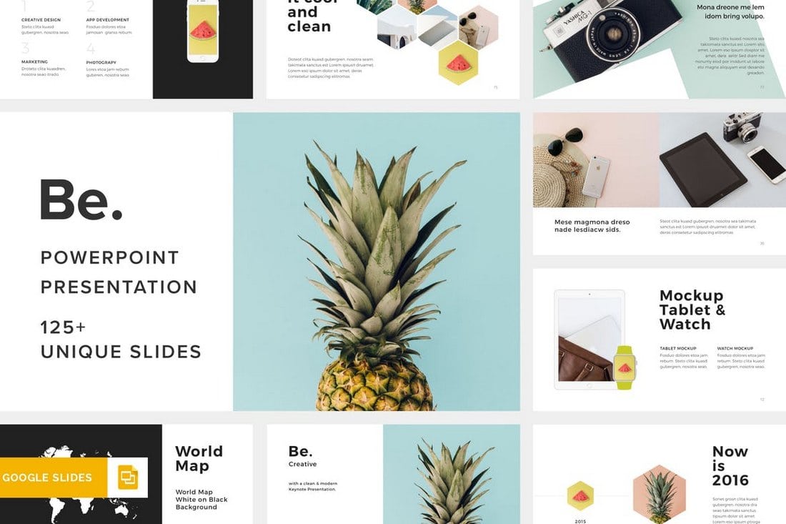 Be.-Google-Slides-Template 30+ Best Google Slides Themes & Templates 2018 design tips 