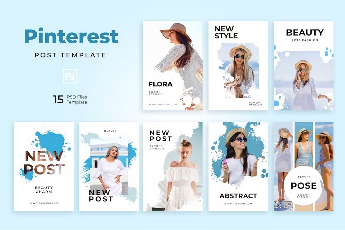 20+ Best Pinterest Templates for Posts & Banners (Free & Pro) | Design Shack