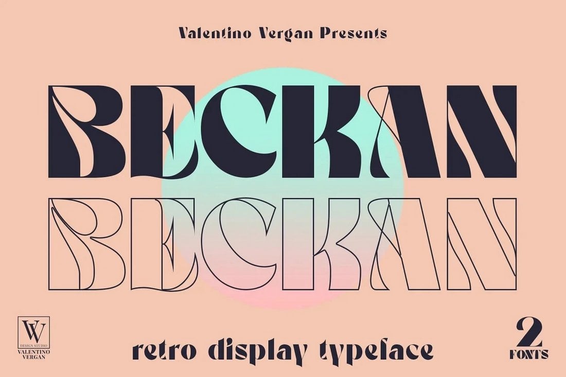 Beckan - Free Retro Display Font