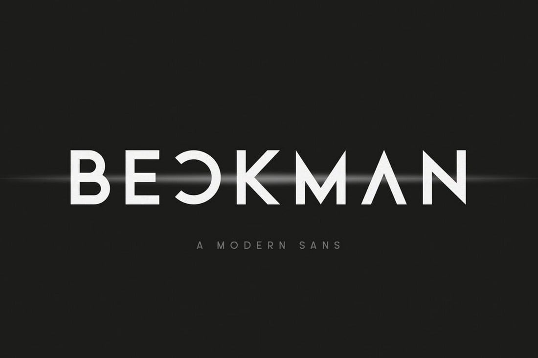 Beckman - Phông chữ Logo hiện đại