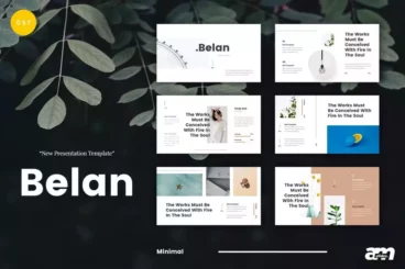 Belan Minimal Google Slides Template